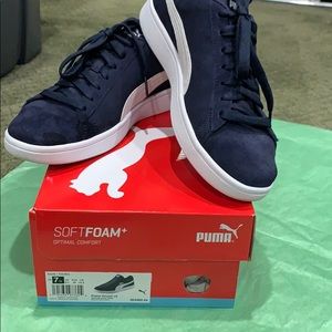 Puma Smash v2 peacoat blue men sz  7 1/2 women sz9
